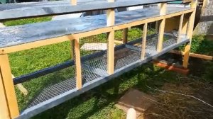 Клетки для кроликов# мини ферма своими руками# 2 ЧАСТЬ