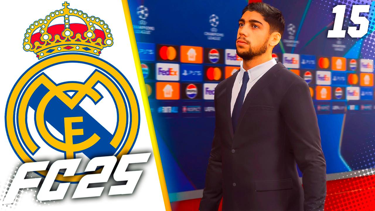 FC 25 КАРЬЕРА ЗА РЕАЛ МАДРИД #15 - БИТВА С ПСВ В 1/8 ЛИГИ ЧЕМПИОНОВ!