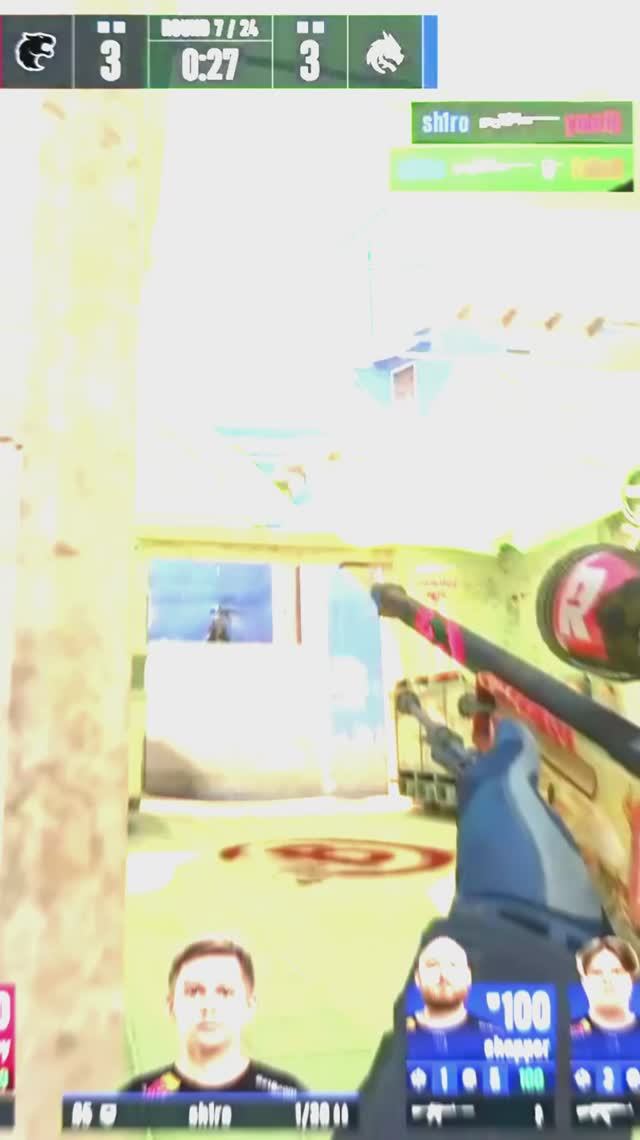 ШИРО ГАЙД НА AWP И 4 КИЛЛА НА МИРАЖЕ ПРОТИВ FURIA #sh1ro #spirit #shorts #cs2 #counterstrike #csgo