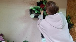 Венок "Крест" средний за 15 минут