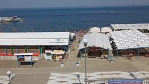 Анапа. Пляж "Высокий берег"