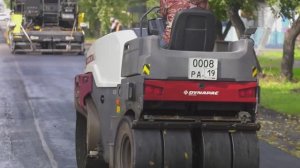 Ремонт на улице Кирова в Абакане: участок от Жукова до Ипподромной "одевается" в новый асфальт