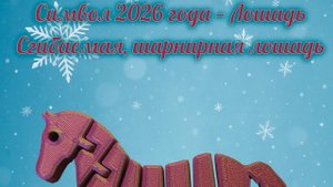 Игрушка Лошадь символ 2026 года