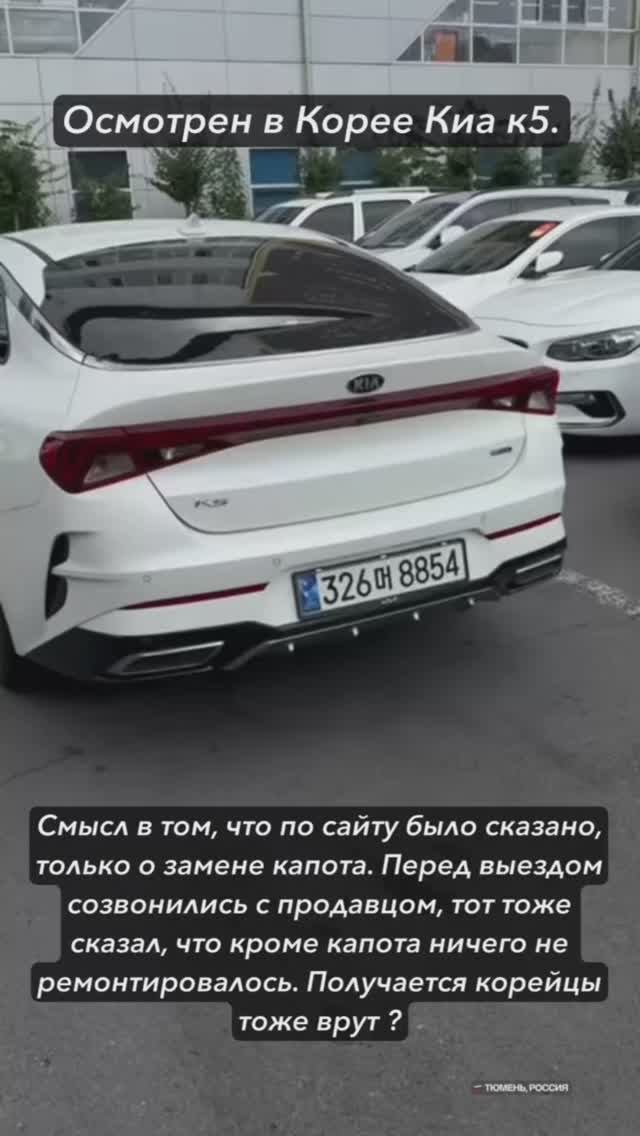 осмотр авто в корее