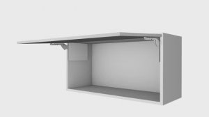 Демонстрация монтажа подъемного механизма FREEslim flap накладным способом с штифтами