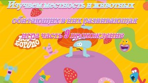 Бодо Бородо изучаем местность и животных обитающих в них развивающая игра часть 9