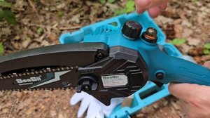 Обзор и тест аккумуляторной-цепной пилы Seesii — удивила