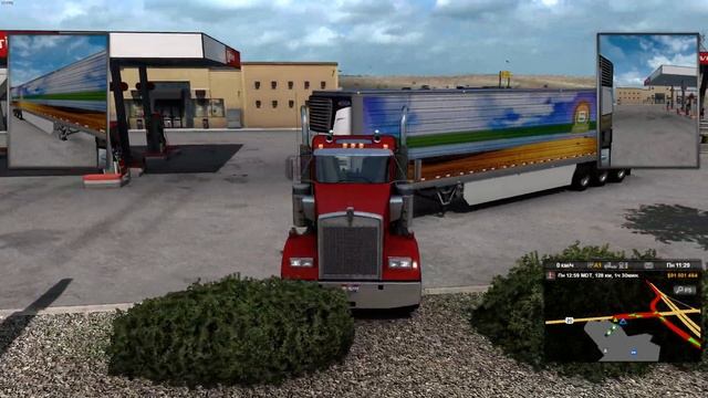 American Truck Simulator | Решил срезать, но кусты железобетонные! смотреть онлайн