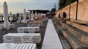 Адлер, прогулка по пляжу и набережной.