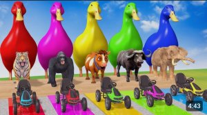 🔥Веселая игра 🔥🔺Long Slide Game🔺 вместе с забавными животными 🐮🦓🦬🐘🐯