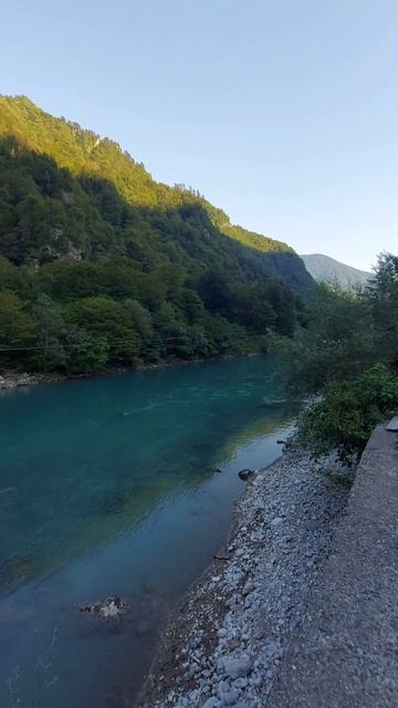 Бзыбь после оползня преобразилась