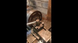 Сделал шкив для пилорамы из листового металла
