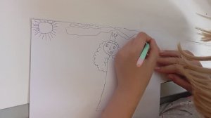 Из жизни особенного ребёнка... Процесс создания рисунка!🙂