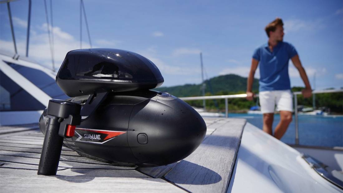 Подводный электроскутер SUBLUE VAPOR сравнение с SEABOB!