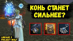 КОНЬ СТАНЕТ СИЛЬНЕЕ? Бущусь ЗА ПОДАРКИ в Lineage 2 Project Wolf.