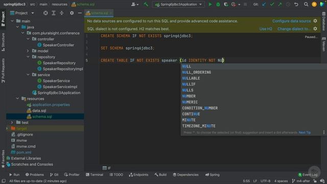 05. Demo- Create Database Table