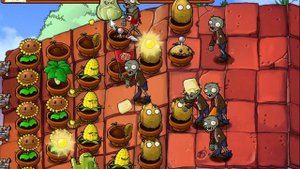 Растения против Зомби уровень 5_2 Хитрые зомби