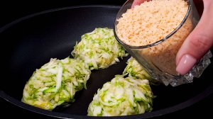 Только 2 кабачка и 2 яйца! Таких вкусных кабачков еще не было!