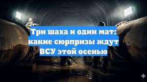 Три шаха и один мат: какие сюрпризы ждут ВСУ этой осенью