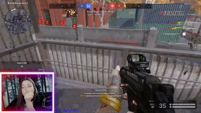 Две девушки играют в Warface / топ мед в тиме смотреть онлайн