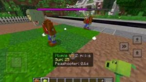 растения против зомби minecraft 1 серия