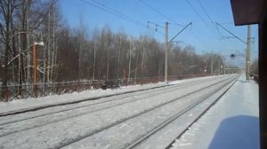 Морозная февральская охота на поезда в Мостоотряде 20.02.2021