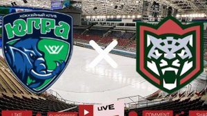 Югра - Барс Прямая трансляция Прямой эфир прогноз Хоккей ВХЛ обзор матча смотреть онлайн