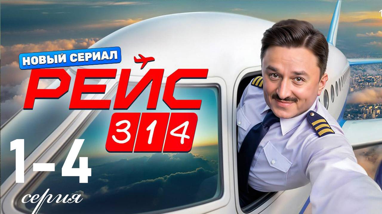 Рейс 314 1 2 3 4 серия (комедия 2025)