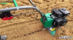 Культиватор Caiman Nano 40 в работе