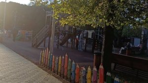 Поехали гулять в парке и встретили Настюшу