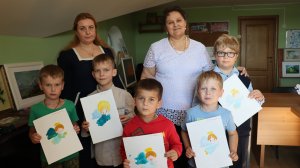 Мастер-класс по живописи в Сынково