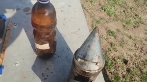 Как развивается слабый отводок пчел. Сделал рокировку