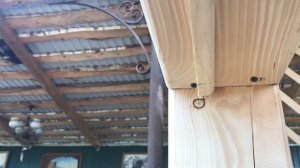 Деревянная беседка своими руками.