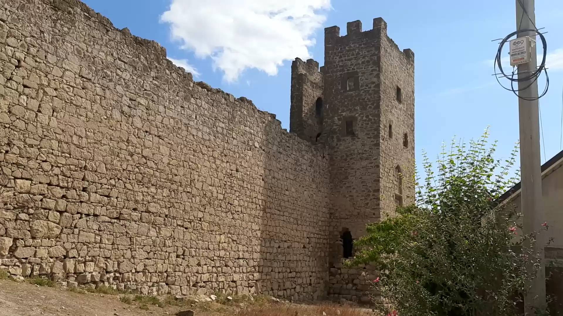 Генуэзская крепость в Феодосии. Крым. смотреть онлайн