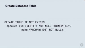 04. Create Database Table