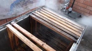 Перетопка воска парогенератором и дезинфекция рамок ?