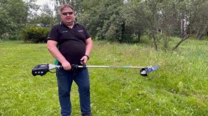 Первая аккумуляторная коса CAIMAN!  #газон#триммер#обзор#