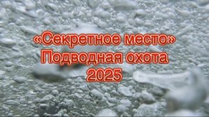 «Секретное место» фильм N8 Подводная охота сезона2025