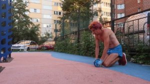 Мой первый опыт с гимнастическим роликом