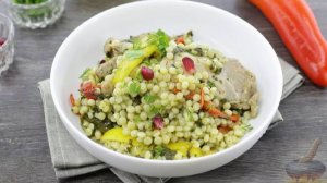 ПТИТИМ С КУРИЦЕЙ И ШПИНАТОМ