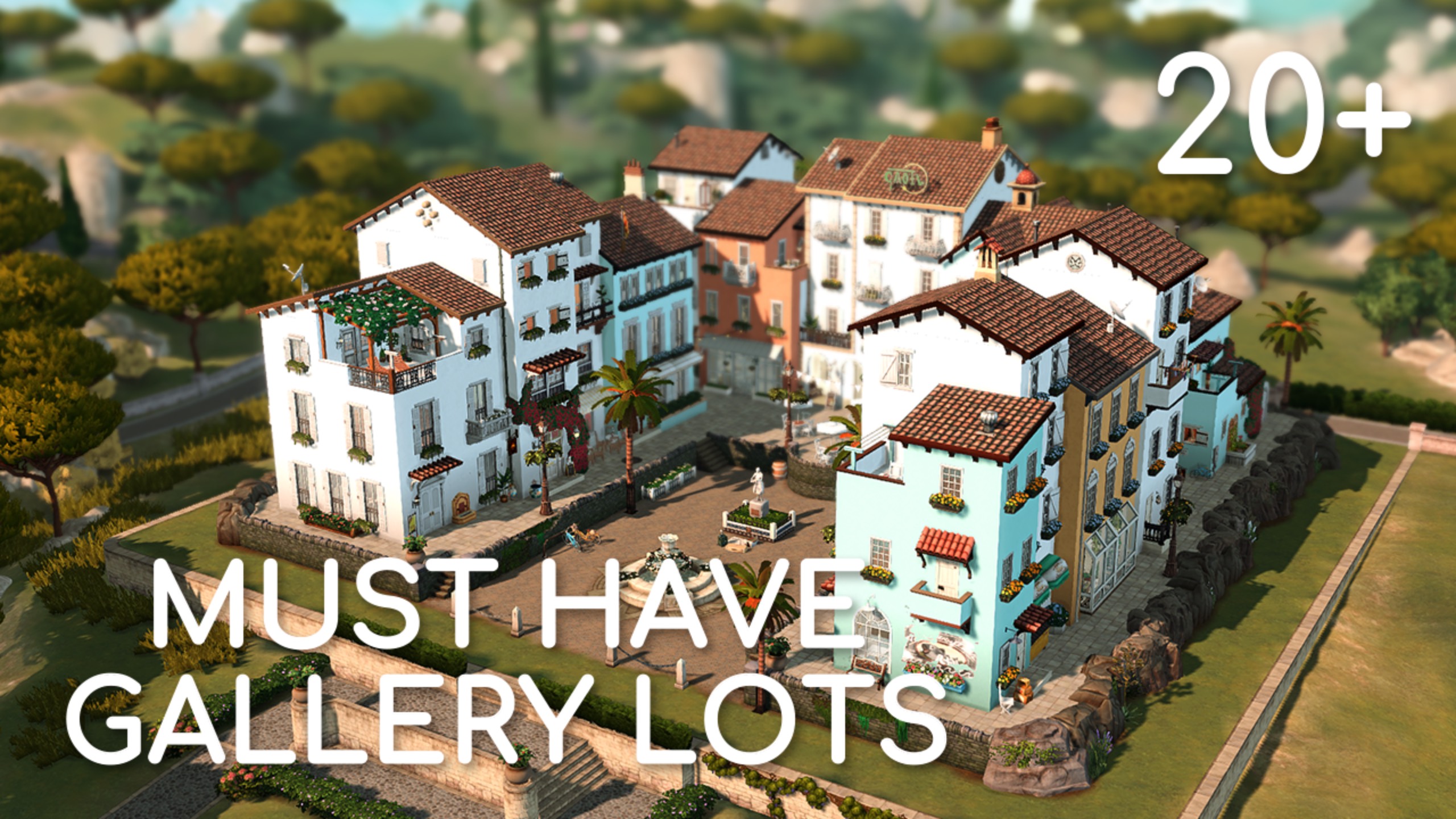 Подборка построек из галереи  Sims 4