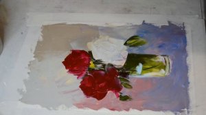 Как нарисовать бархатные цветы мастихином