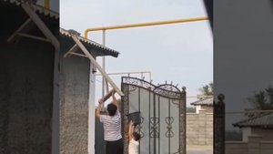 В Башкирии дети спасли котёнка.