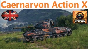 Мир танков. Caernarvon Action X - британский тяжёлый прем танк 8 уровня.