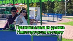 Приехала мама из далека. Наша прогулка по парку #видеодлядетей
