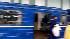 Нижегородское метро. "Номерной" КВР ЗРЭПС на станции ''Стрелка'', 2018 год