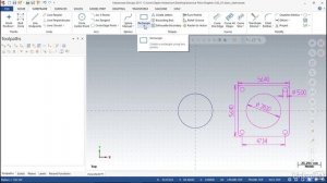 009 Create 2D geometry for a motor bracket