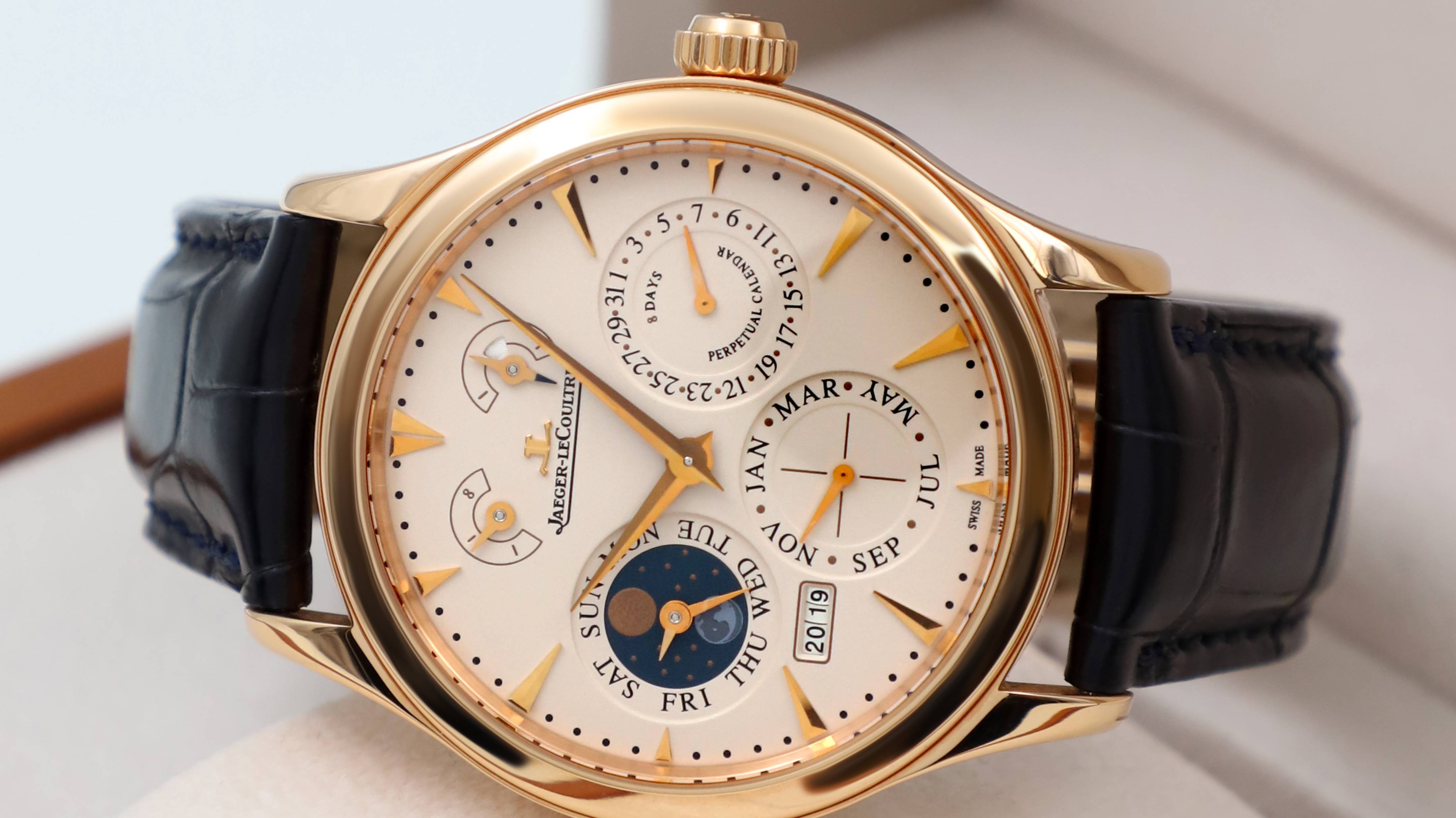 Jaeger-LeCoultre Master Eight Days Perpetual 40 mm Q1612420 смотреть онлайн