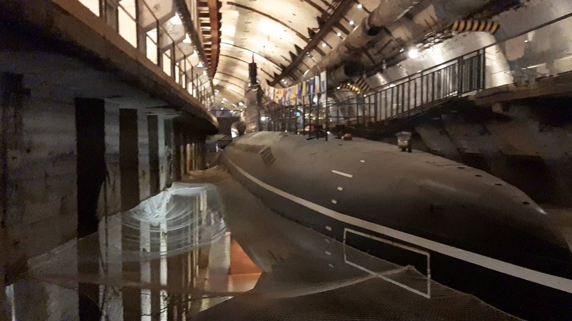 База ремонта подводных лодок в Балаклаве. Крым. смотреть онлайн