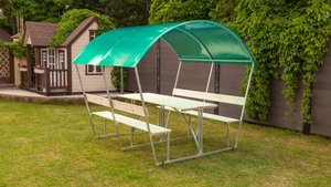 Сборка беседки Астра, после которой у вас останутся силы, чтобы в ней отдохнуть.